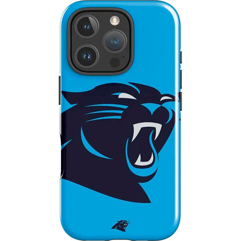 NFL Carolina Panthers Large Logo iPhone 16 Pro Impact Case